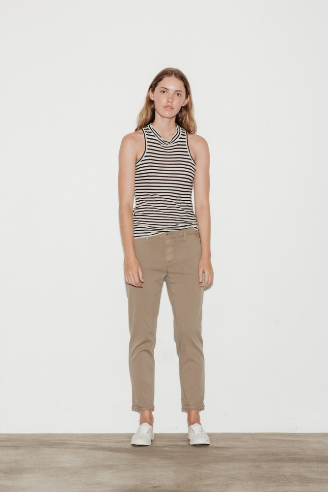 Caden Relaxed Cropped Trousers