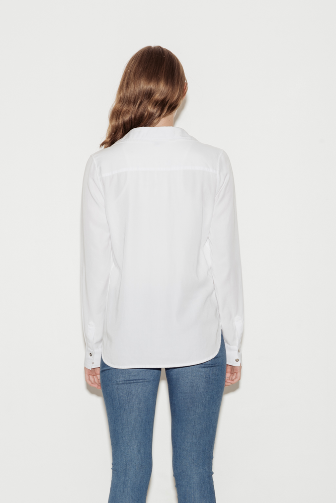 Billie Tencel Lace-Up Shirt