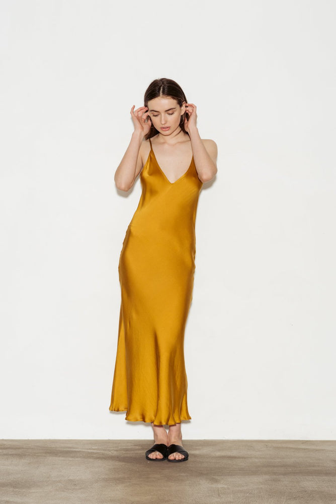 Bias Silk Slip Dress