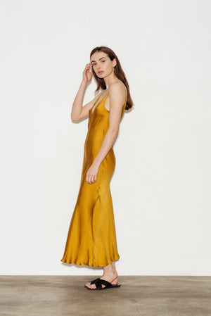 Bias Silk Slip Dress