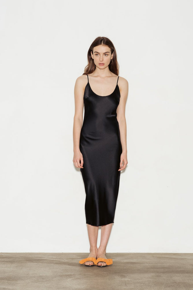 Calla Silk Slip Dress