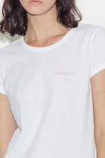 Amour Crew Neck Cotton T-Shirt